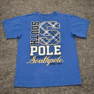 South Pole Authentic Collection T Shirt Youth‎ Size M (12-14) Blue Graphic